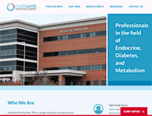 Tablet Screenshot of marylandendocrine.com